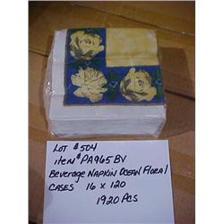 BEVERAGE NAPKIN OCEAN FLO