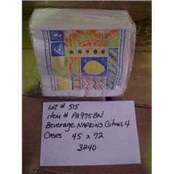 BEVERAGE NAPKINS CITRUS 4