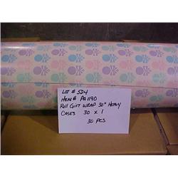 ROLL GIFT WRAP 30" HEAVY