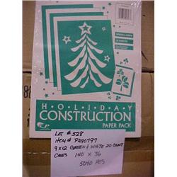 9X12 GREEN & WHITE 20 COUN