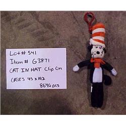 Q CAT IN HAT CLIP ON PLUS