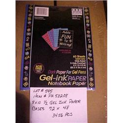 8X10 1/2 GEL INK PAPER