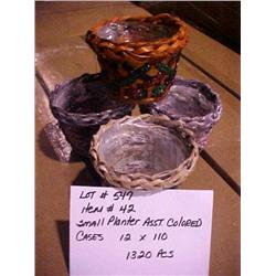 SMALL PLANTER ASST COLORE