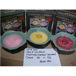 FLOATING CANDLE HOLDERS