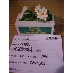 W S/2 MAGNOLIA CANDLE RIN