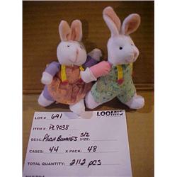 PLUSH BUNNIES S/2
