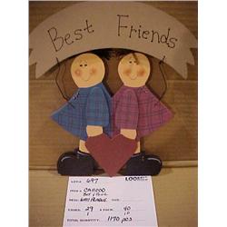 BOY & GIRL WALL PLAQUE