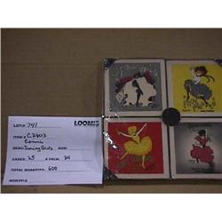 CERAMIC DANCING GIRLS COA