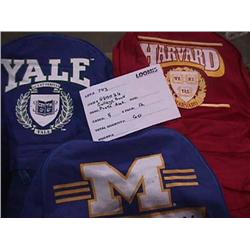 COLLEGE BACK PACKS ASSORT