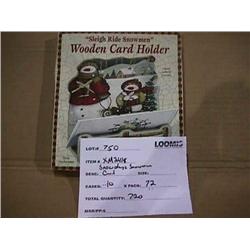 Q SNOWDAYS SNOWMAN CARD H