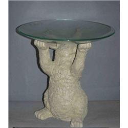 Rabbit w/glass top