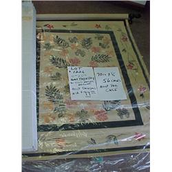 4'x5' wall tapestry w/wood hanger and hardware-asst patterns