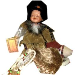 16" INDIAN DOLL