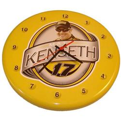 NASCAR NOSTALGIC TIN CLOCK/#17