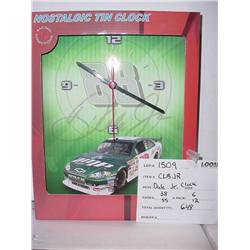 NASCAR NOSTALGIC TIN CLOCK/#88
