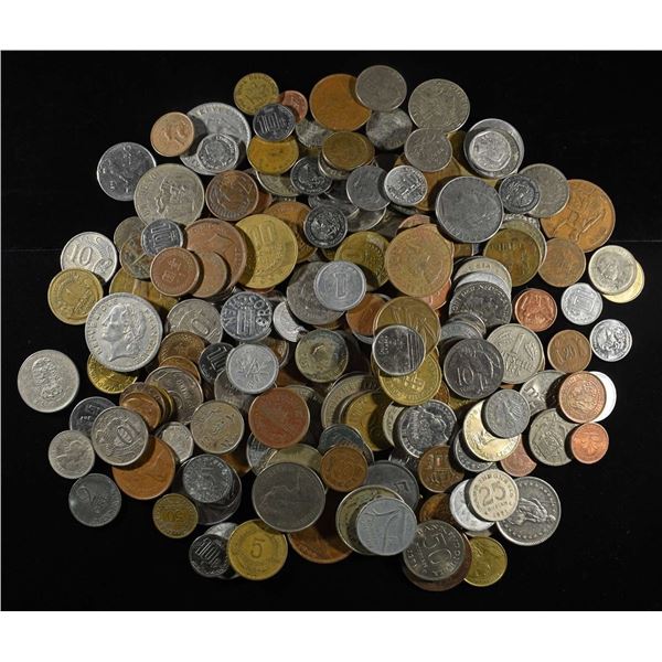 5 LBS MIXED FOREIGN COINS