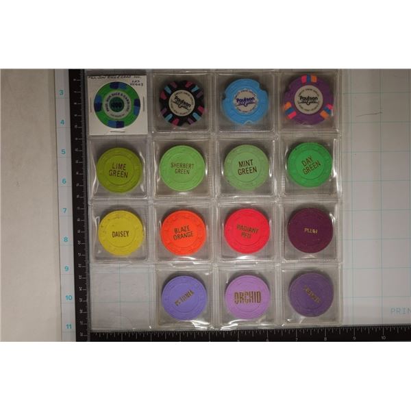 15 SALESMAN SAMPLES OF PAUL-SON DICE & CARD INC