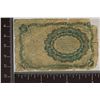 Image 2 : 1871 10 CENT US FRACTIONAL CURRENCY TOUGHER SHAPE