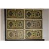 Image 1 : 6-1930'S JAPANESE 10 YEN BANKNOTES WITH THE