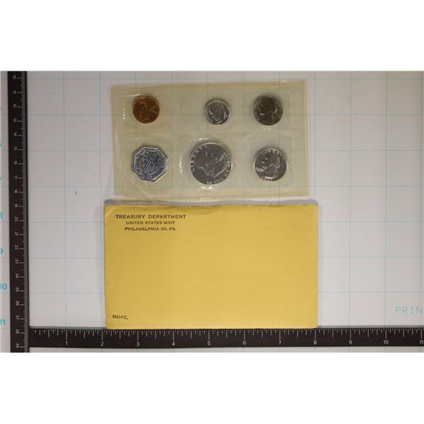 1961 US SILVER PROOF SET (WITH ENVELOPE)