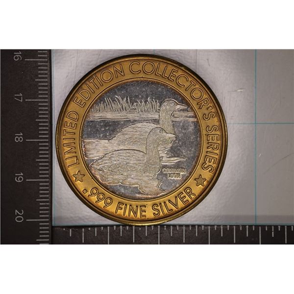 CASINO $10 SILVER TOKEN (UNC) CASINO WINDSOR