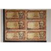 Image 1 : 6-PERU 5000 SOLES DE ORO BANKNOTES. CIRCA