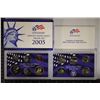 Image 1 : 2005 US PROOF SET (WITH BOX) & WITH CERTIFICATE