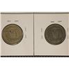Image 2 : 1960 & 1961 DOMINICAN REPUBLIC SILVER 25 CENTAVOS