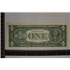 Image 2 : CU 1969 MISCUT US $1 FRN GREEN SEAL BILL SERIAL