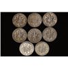 Image 2 : 8-90% SILVER ROOSEVELT DIMES: 1946-1964