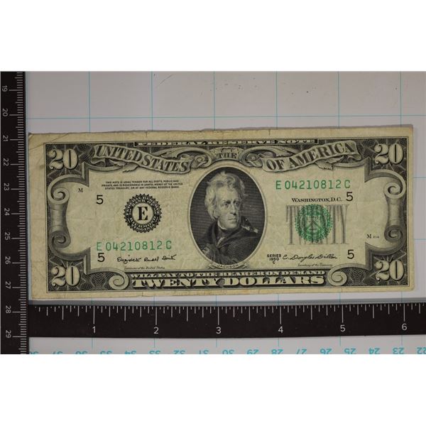 1950-C US $20 FRN BILL GREEN SEAL