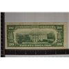Image 2 : 1950-C US $20 FRN BILL GREEN SEAL