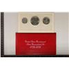 Image 2 : 1976 SILVER US BICENTENNIAL 3 COIN SET IN ENVELOPE