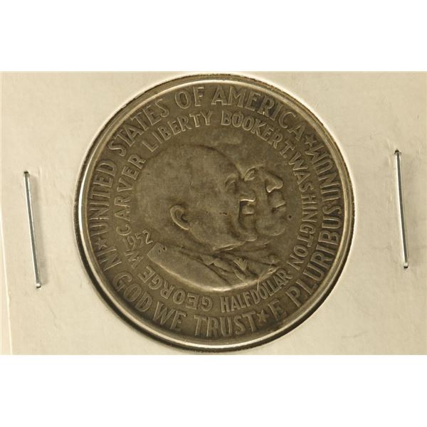 1952 CARVER/WASHINGTON COMMEMORATIVE HALF $