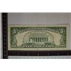 Image 2 : 1963-A STAR NOTE US $5 FRN GREEN SEAL BILL CRISP