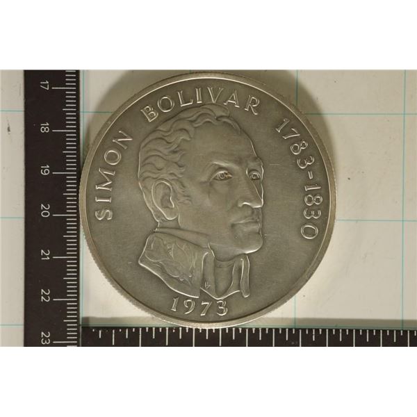 1973 PANAMA SILVER 20 BALBOA UNC 3.8539 OZ. OZ ASW