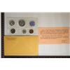 Image 1 : 1962 US SILVER PROOF SET (WITH ENVELOPE) AND