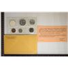 Image 2 : 1962 US SILVER PROOF SET (WITH ENVELOPE) AND