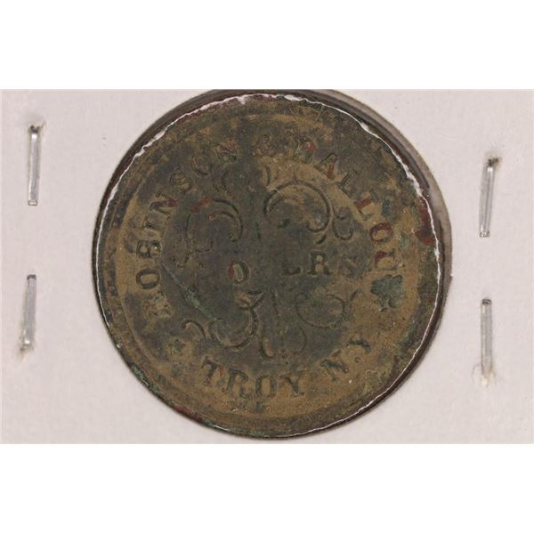 1863 CIVIL WAR TOKEN. "REDEEMED AT OUR STORE"
