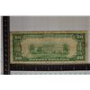Image 2 : 1928 US $20 GOLD CERTIFICATE SMALL SIZE BILL WITH