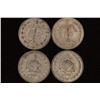 Image 2 : 4-SILVER IRAN 1 RIALS: CIRCA 1940'S .1236 OZ. ASW