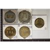 Image 2 : 5-SPORTS MEDALS 1.5"-2 1/8TH" IN SIZE. ALL ARE