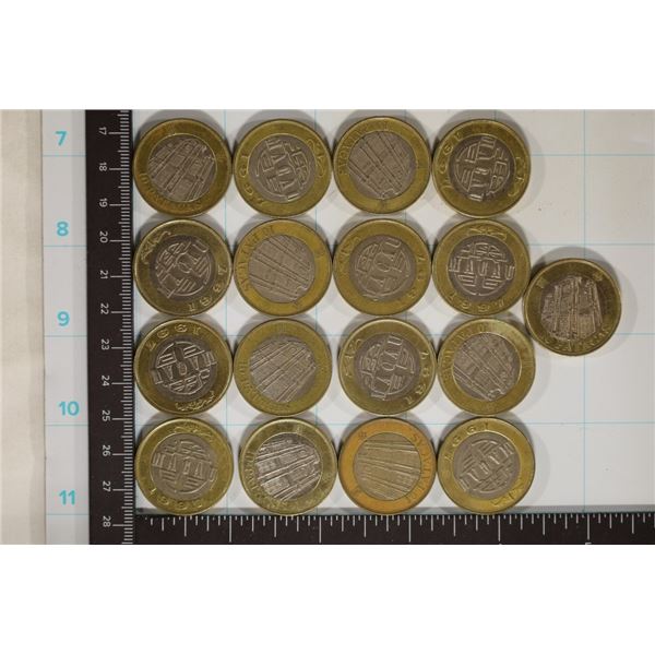 17-1997 MACAU 10 PATACAS BI-METAL COINS