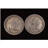 Image 1 : 2-SILVER SOUTH AFRICA 1 SHILLING COINS: 1933 &