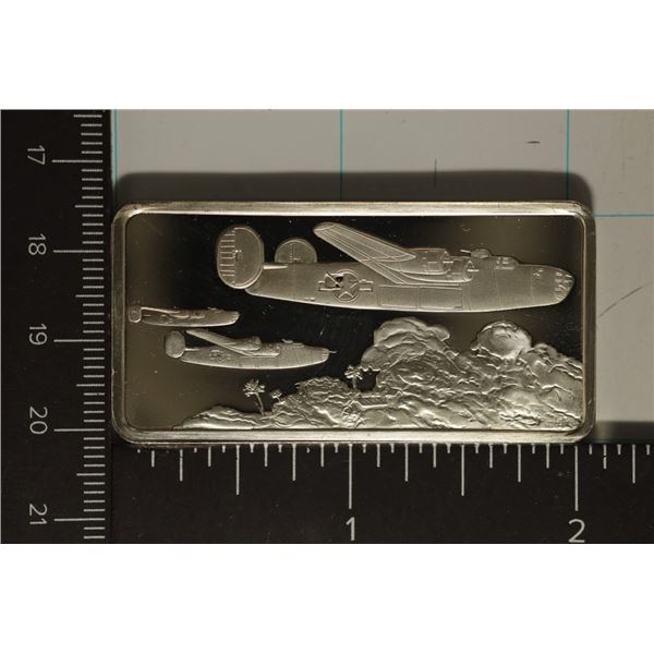 1.06 OZ. PF STERLING SILVER B-24 LIBERATOR INGOT