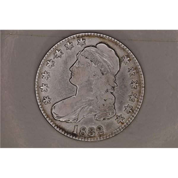 1832 CAPPED BUST SILVER HALF DOLLAR