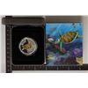 Image 1 : 2011 AUSTRALIA SILVER PF HAWKSBILL TURTLE COLORED