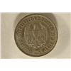 Image 1 : 1935-A GERMAN SILVER 5 MARK .4016 OZ. ASW
