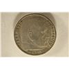 Image 2 : 1935-A GERMAN SILVER 5 MARK .4016 OZ. ASW