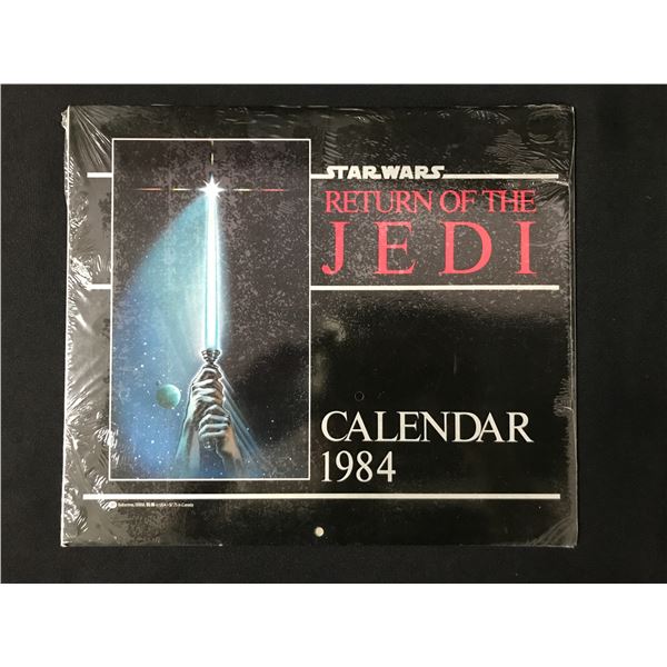 1984 STAR WARS THE RETURN OF THE JEDI CALENDAR